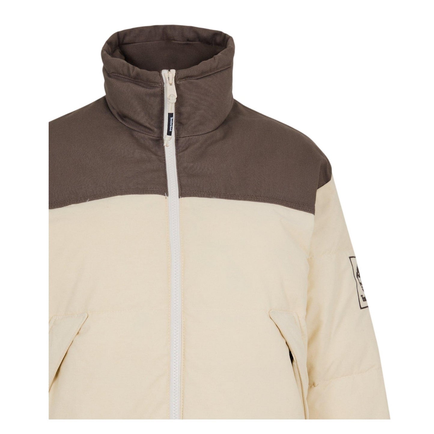 Angora-Chocolate Chip - Side - Timberland Womens-Ladies Welch Mountain Puffer Jacket