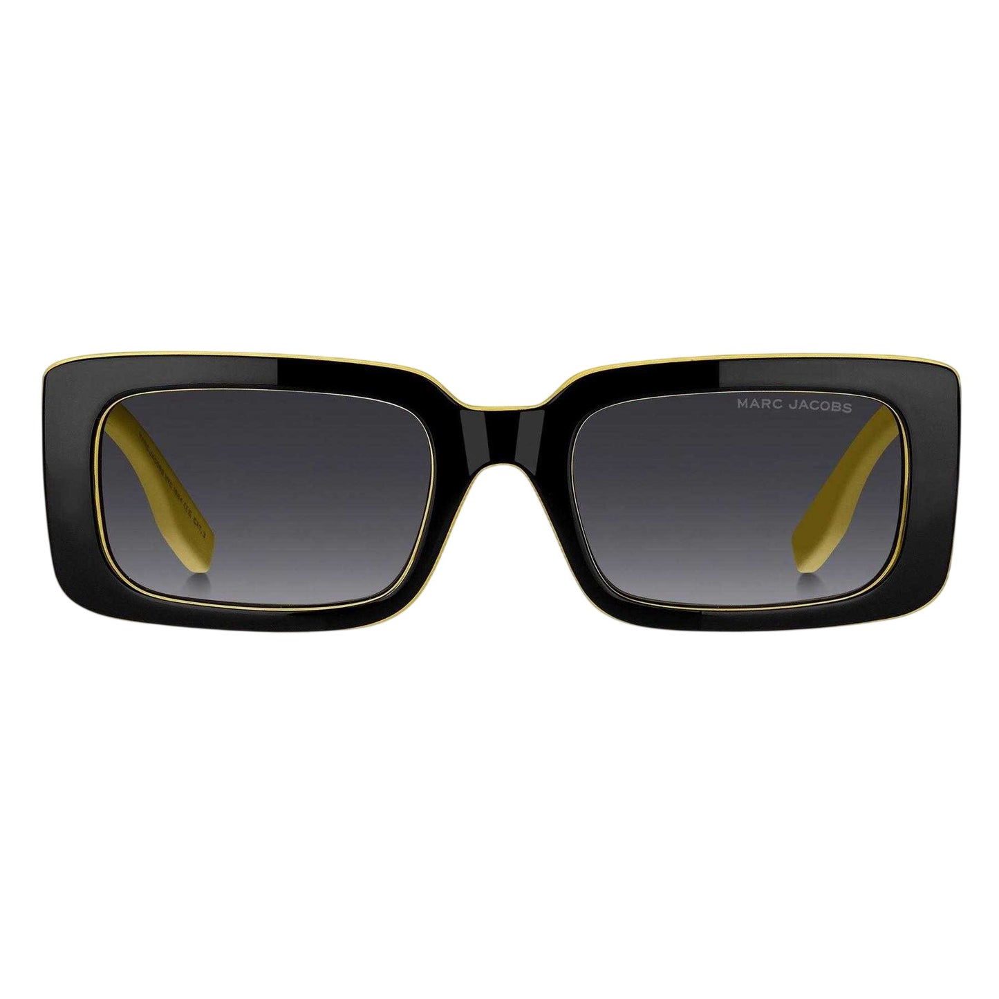 Black-Yellow - Back - Marc Jacobs Womens-Ladies Sunglasses