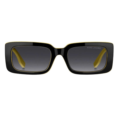 Black-Yellow - Back - Marc Jacobs Womens-Ladies Sunglasses