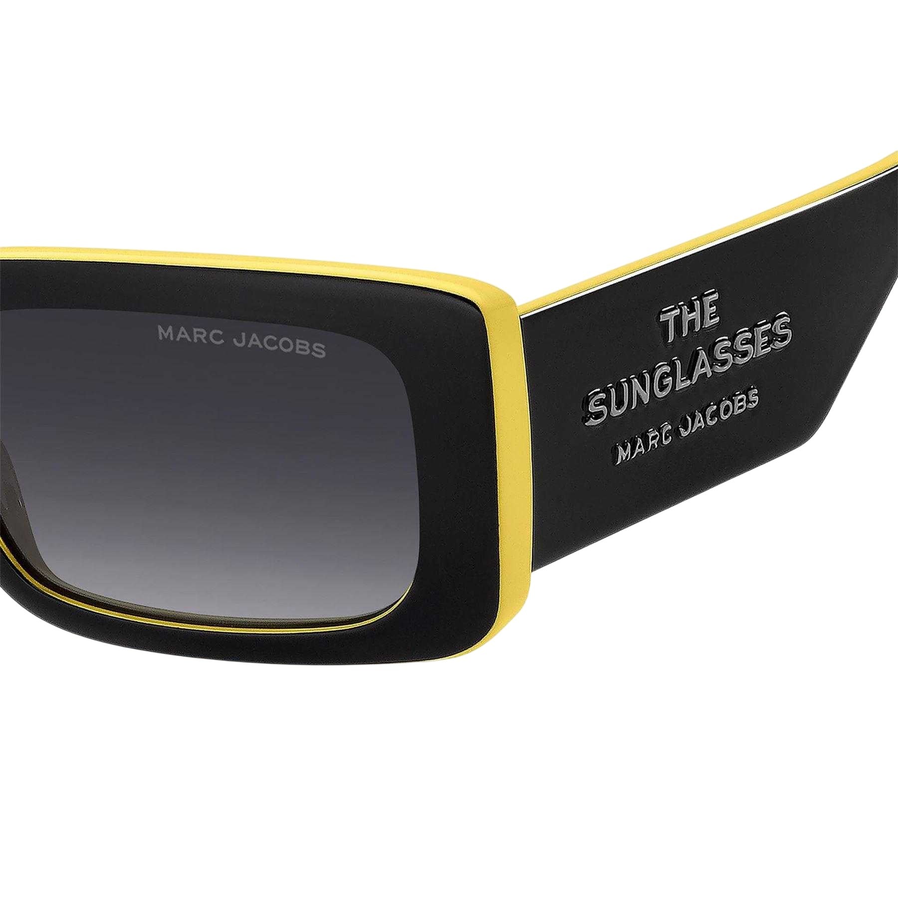 Black-Yellow - Pack Shot - Marc Jacobs Womens-Ladies Sunglasses