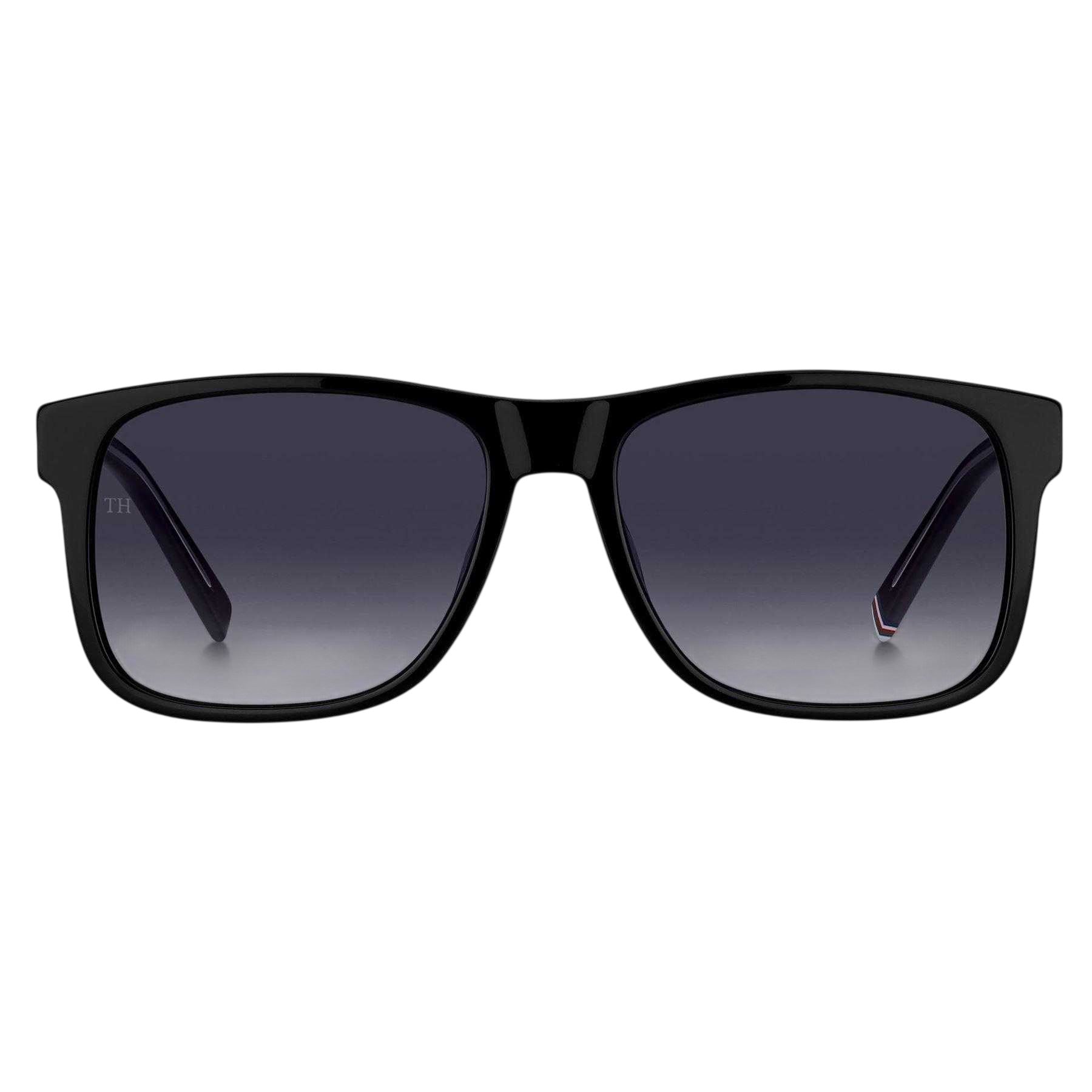 Black - Back - Tommy Hilfiger Mens Round Sunglasses