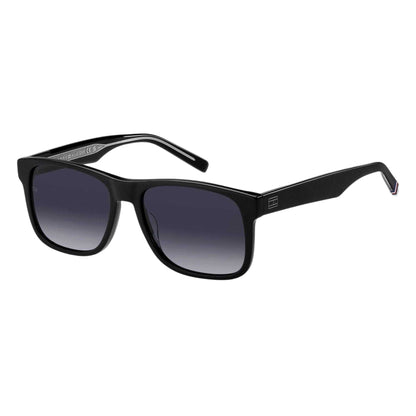 Black - Front - Tommy Hilfiger Mens Round Sunglasses
