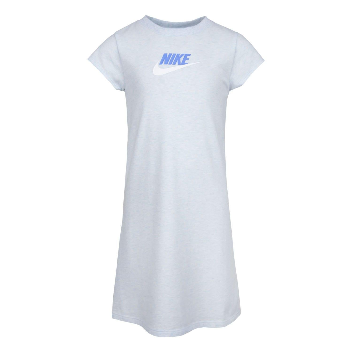 Grey - Front - Nike Girls Club Midi Dress