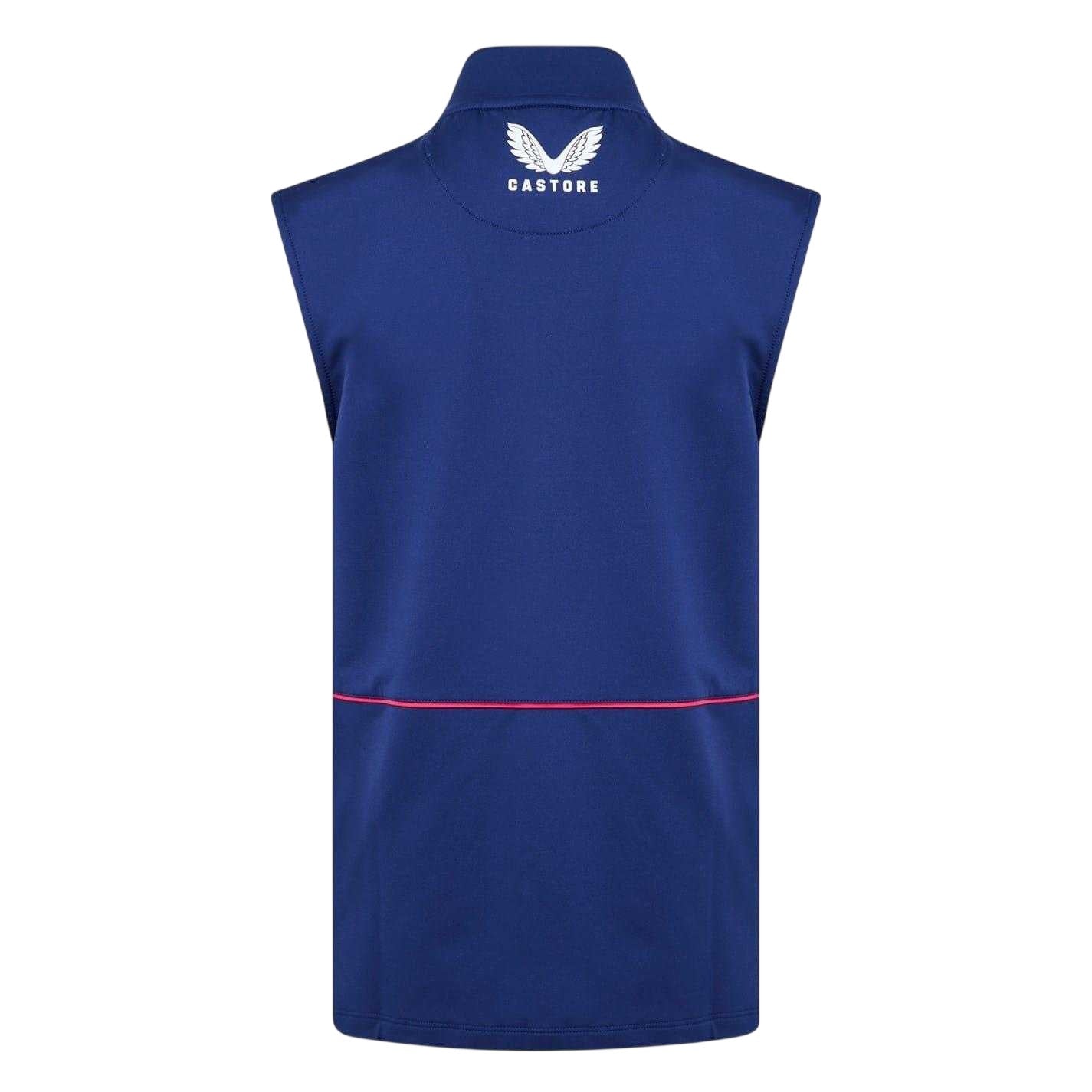 Navy - Back - Castore Womens-Ladies West Indies Sleeveless Gilet