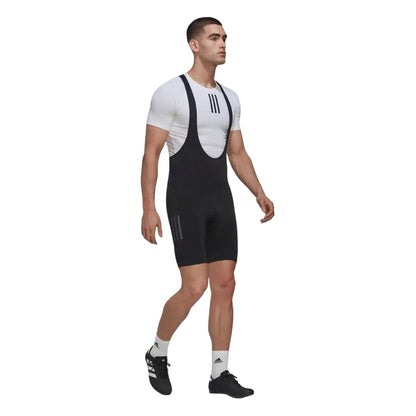 Black - Lifestyle - Adidas Mens Plain Cycling Bib Shorts