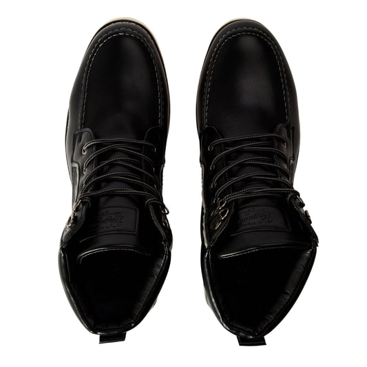 Black - Front - Original Penguin Mens Atlas Hiking Boots