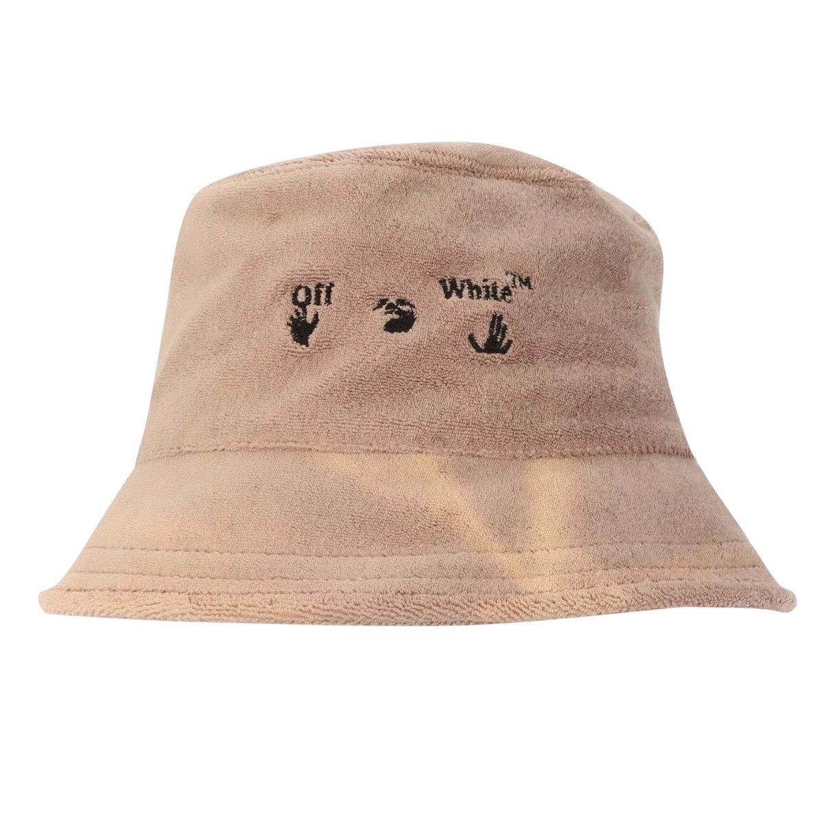 Nude - Front - Off White Swimming Man Towel Bucket Hat