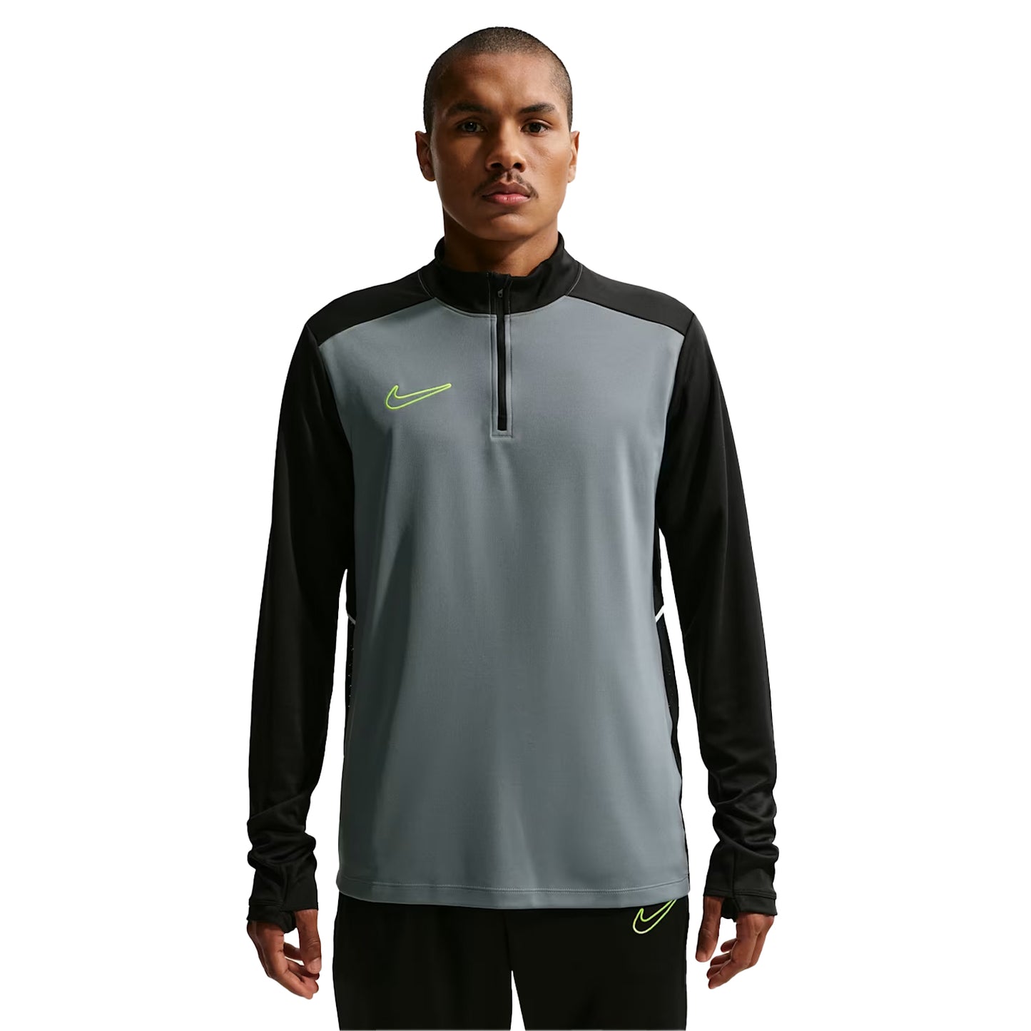 Cool Grey - Front - Nike Mens Academy Drill Top
