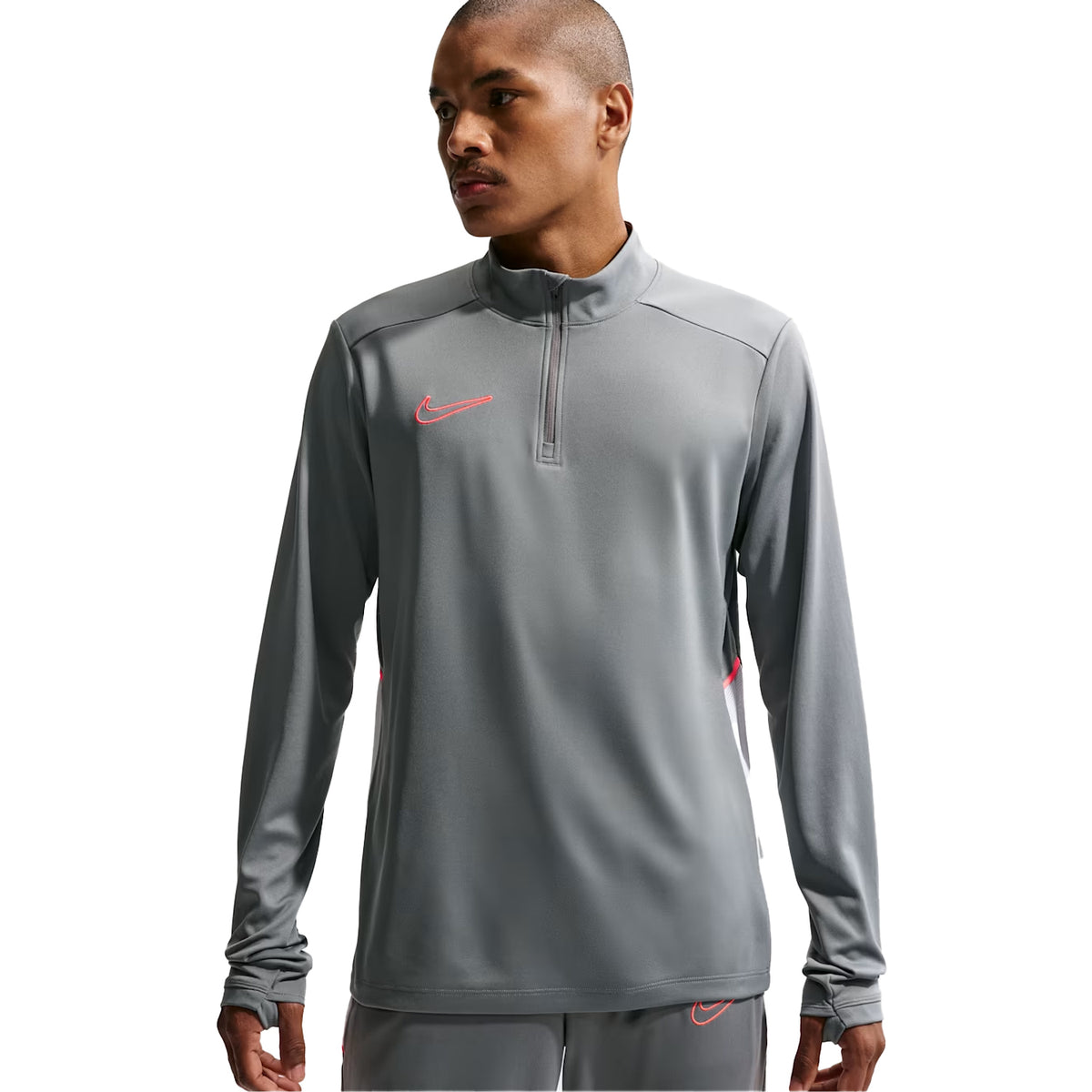 Grey - Front - Nike Mens Academy Drill Top