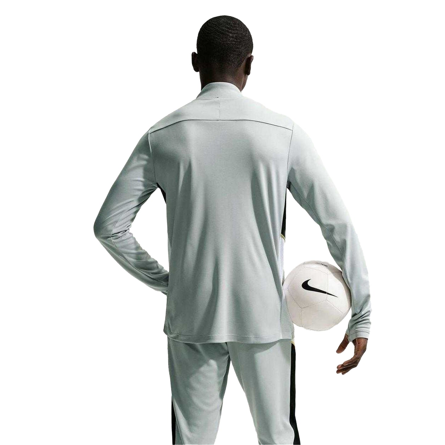 Grey-Gold - Back - Nike Mens Academy Drill Top
