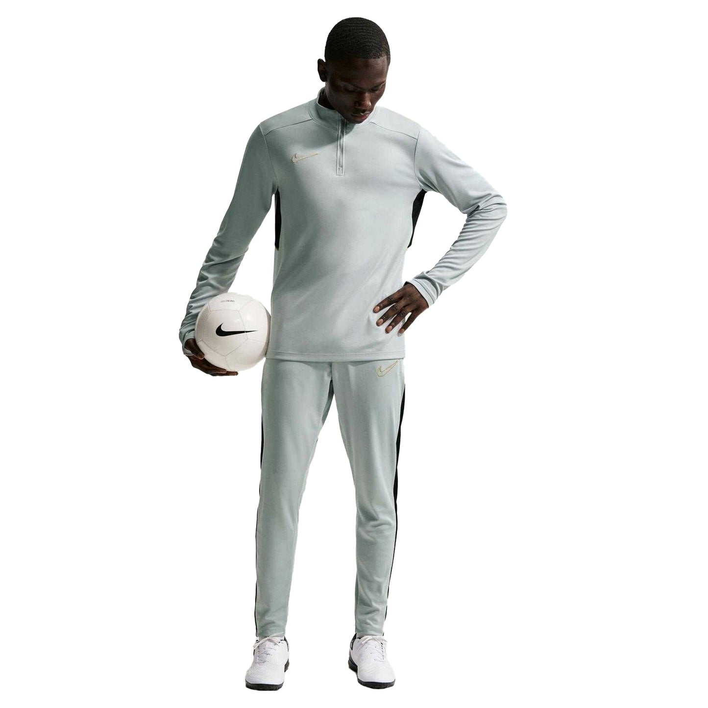 Grey-Gold - Lifestyle - Nike Mens Academy Drill Top