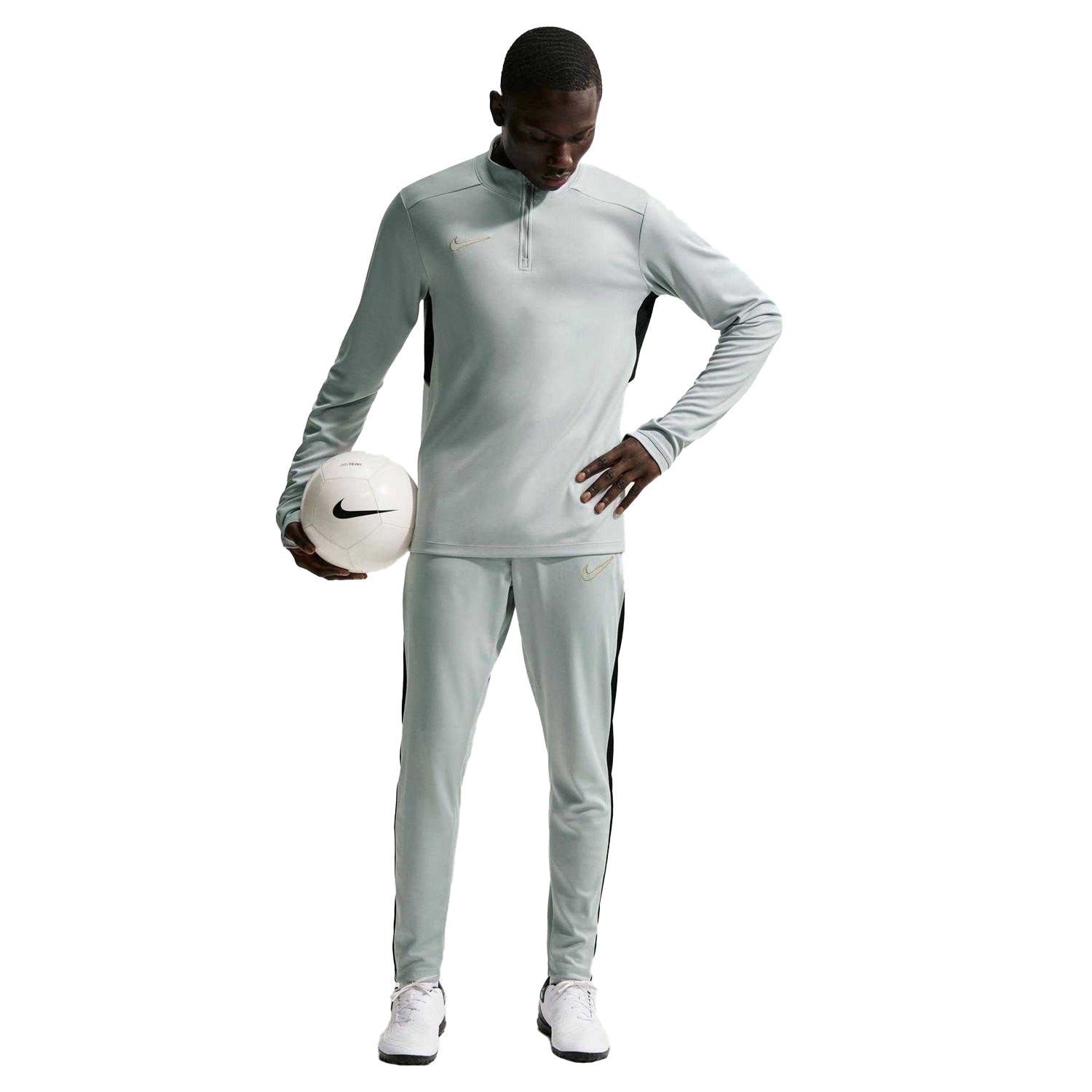 Grey-Gold - Lifestyle - Nike Mens Academy Drill Top