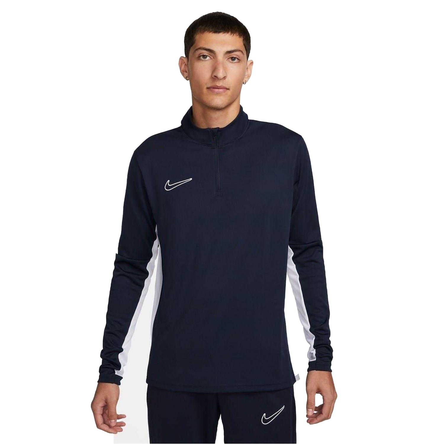 Navy - Front - Nike Mens Academy Drill Top
