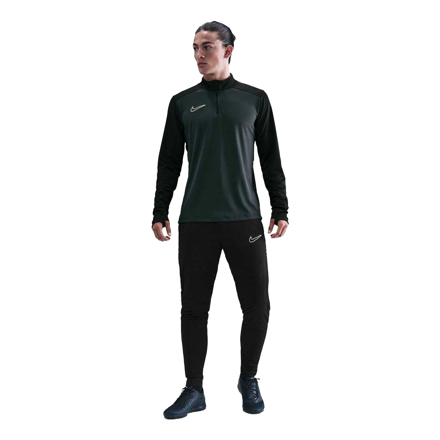Black-Lime - Lifestyle - Nike Mens Academy Drill Top