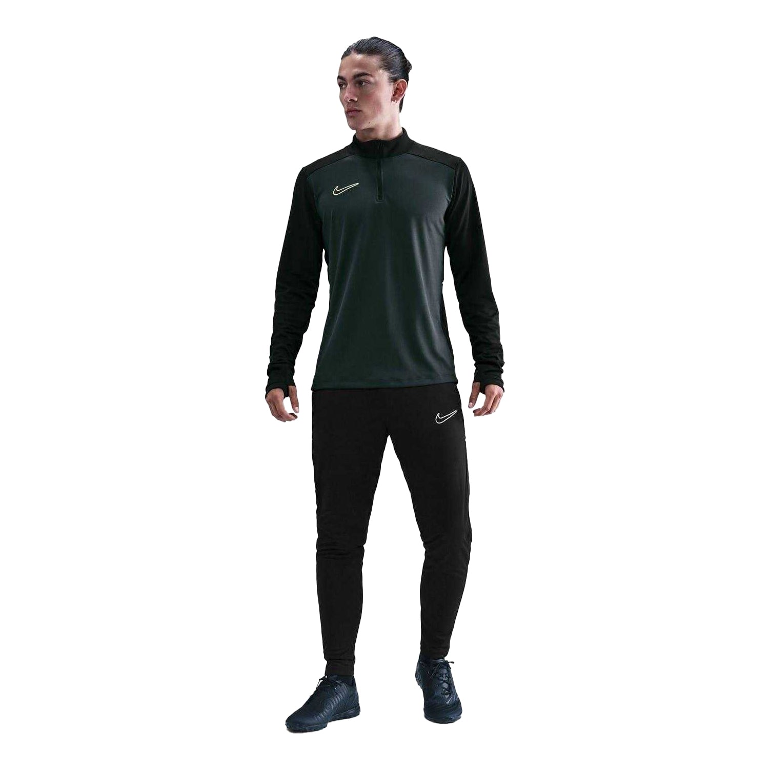 Black-Lime - Lifestyle - Nike Mens Academy Drill Top