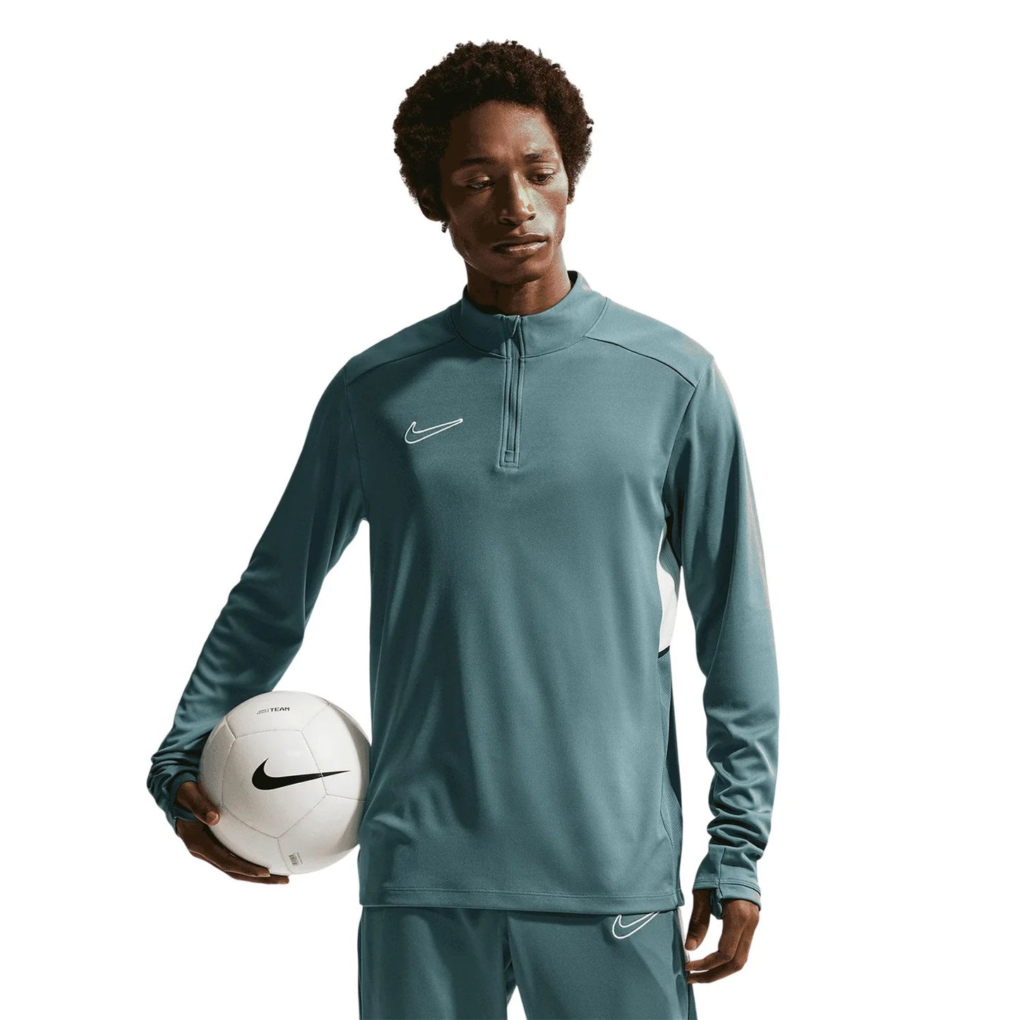 Slate-White - Front - Nike Mens Academy Drill Top