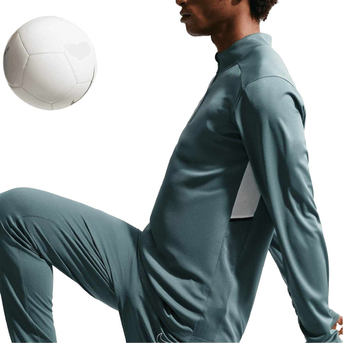Slate-White - Side - Nike Mens Academy Drill Top