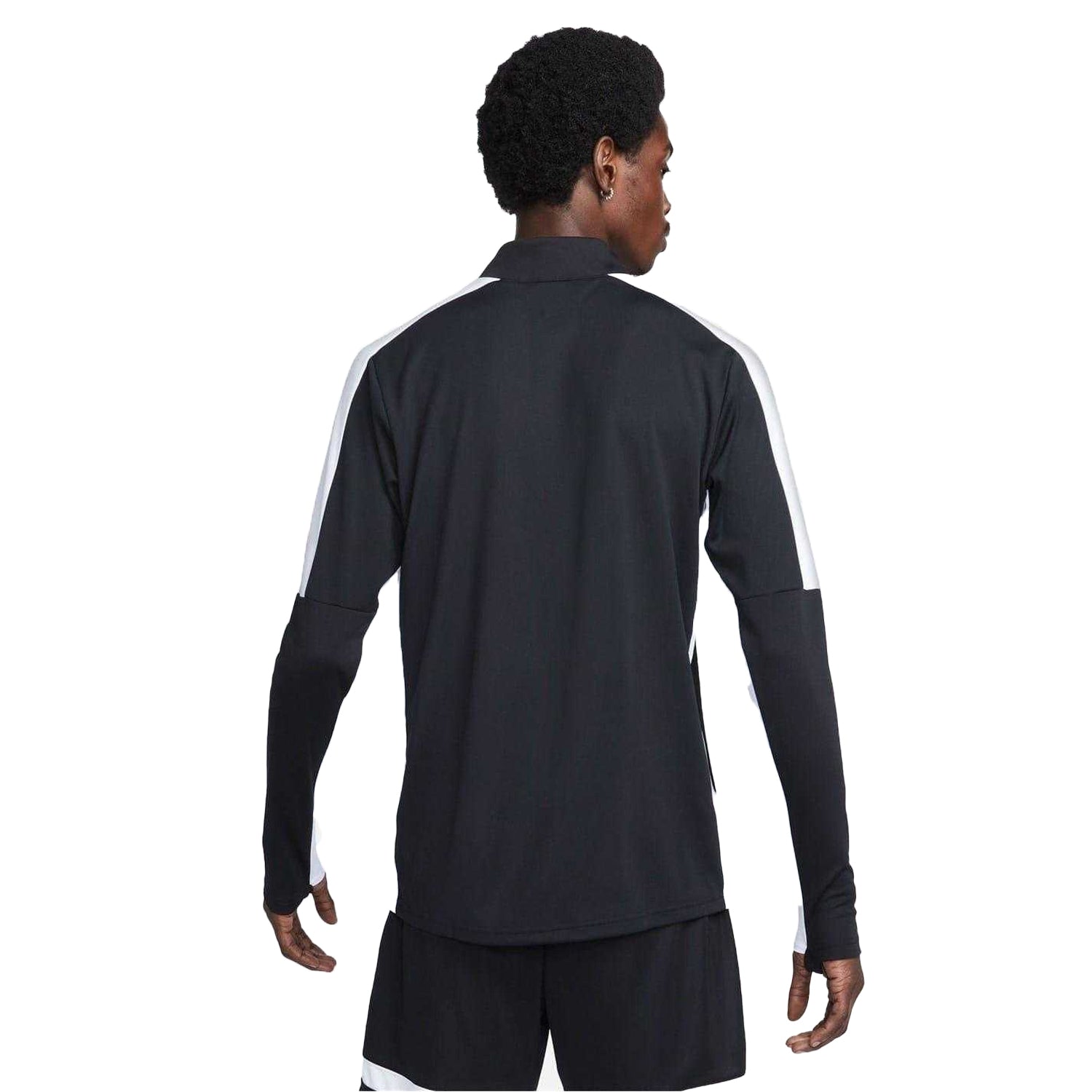 Black-White - Back - Nike Mens Academy Drill Top