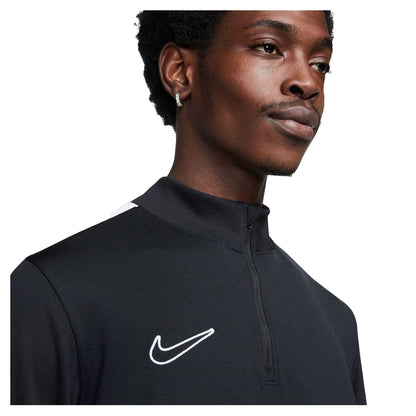 Black-White - Side - Nike Mens Academy Drill Top