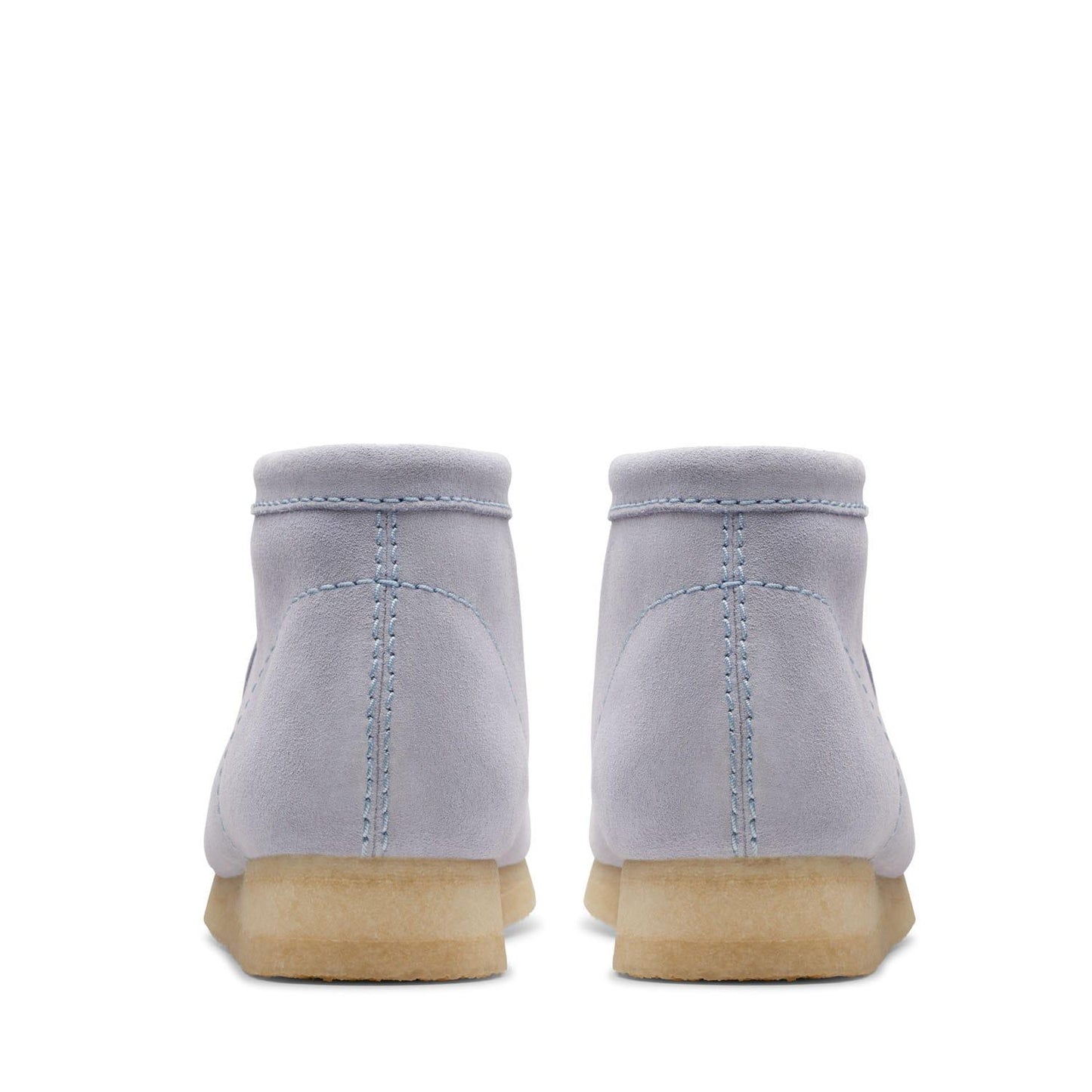 Grey - Pack Shot - Clarks Mens Wallabee Suede Boots