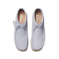 Grey - Close up - Clarks Mens Wallabee Suede Boots