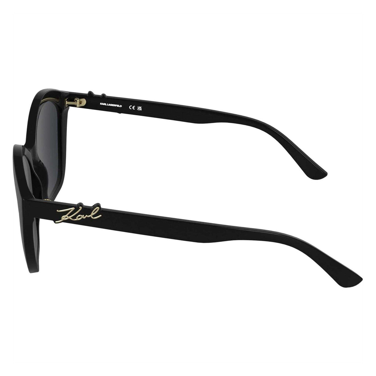Black - Side - Karl Lagerfeld Mens Cat Eye Sunglasses