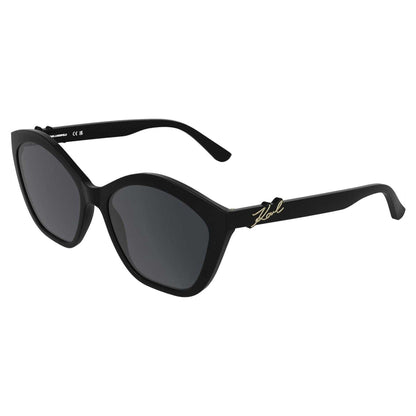 Black - Front - Karl Lagerfeld Mens Cat Eye Sunglasses