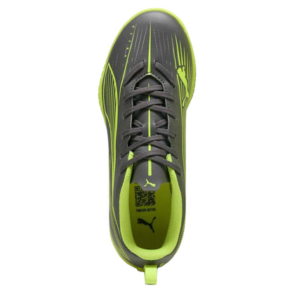 Silver - Side - Puma Childrens-Kids Ultra 5 Play TT Turf Training Football Boots