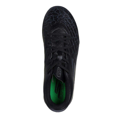 Black - Side - Skechers Childrens-Kids Crib Firm Ground Football Boots