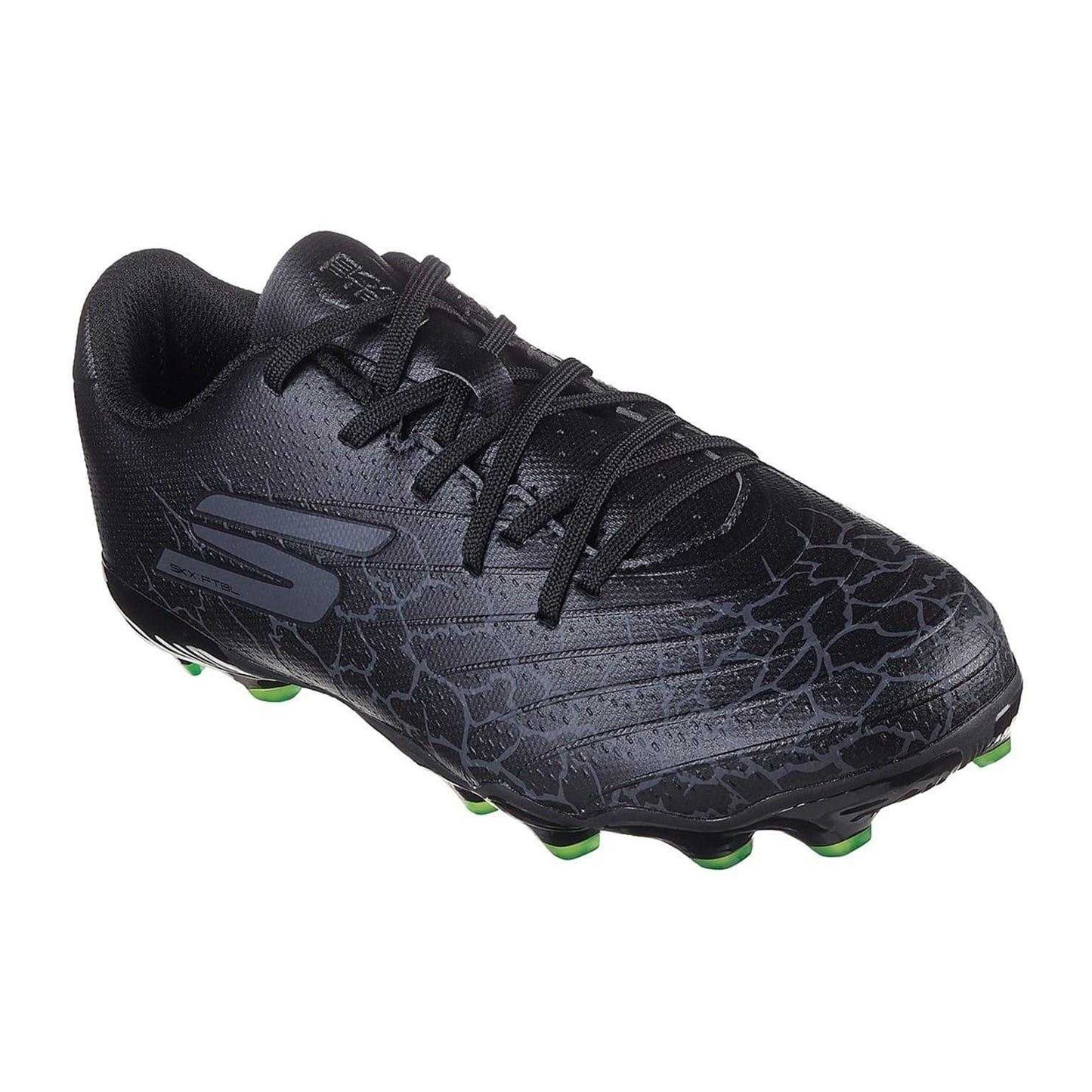 Black - Pack Shot - Skechers Childrens-Kids Crib Firm Ground Football Boots