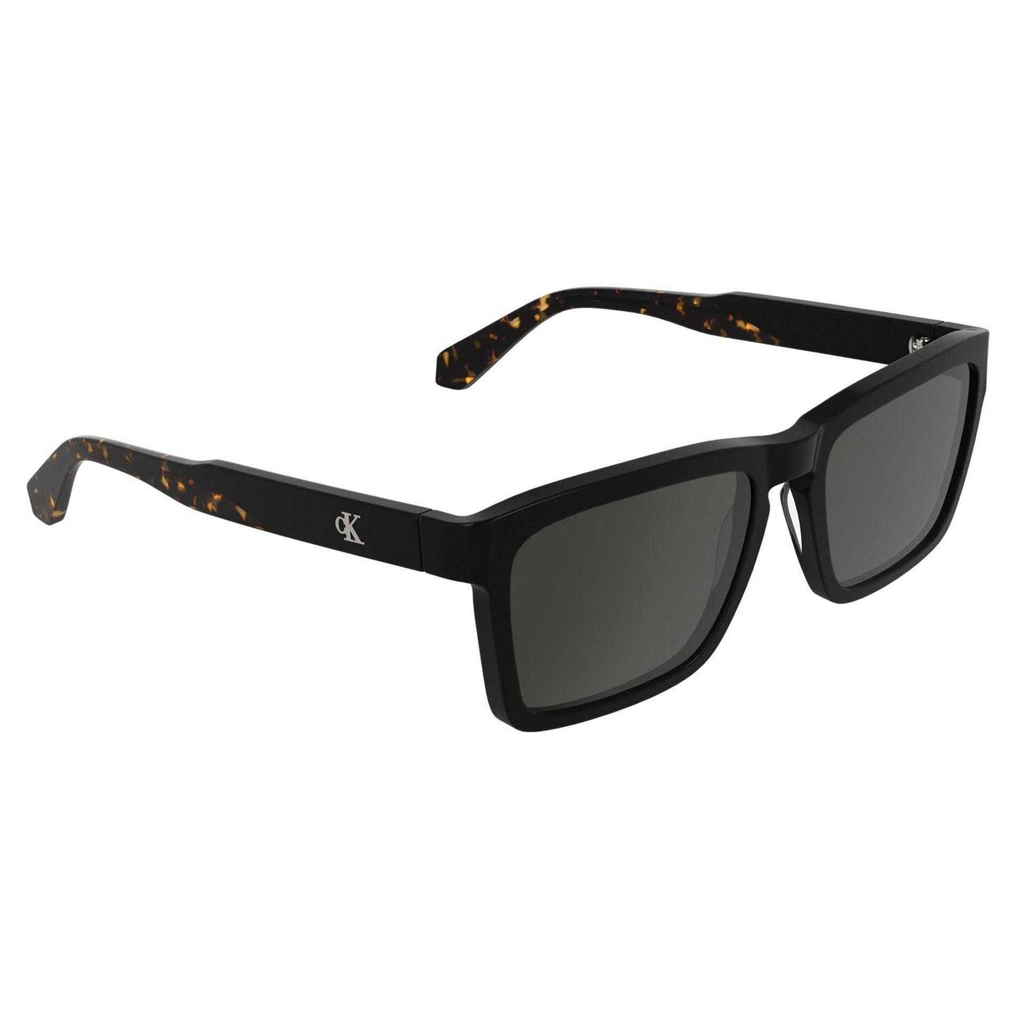 Black - Pack Shot - Calvin Klein Mens Jeans Rectangle Sunglasses