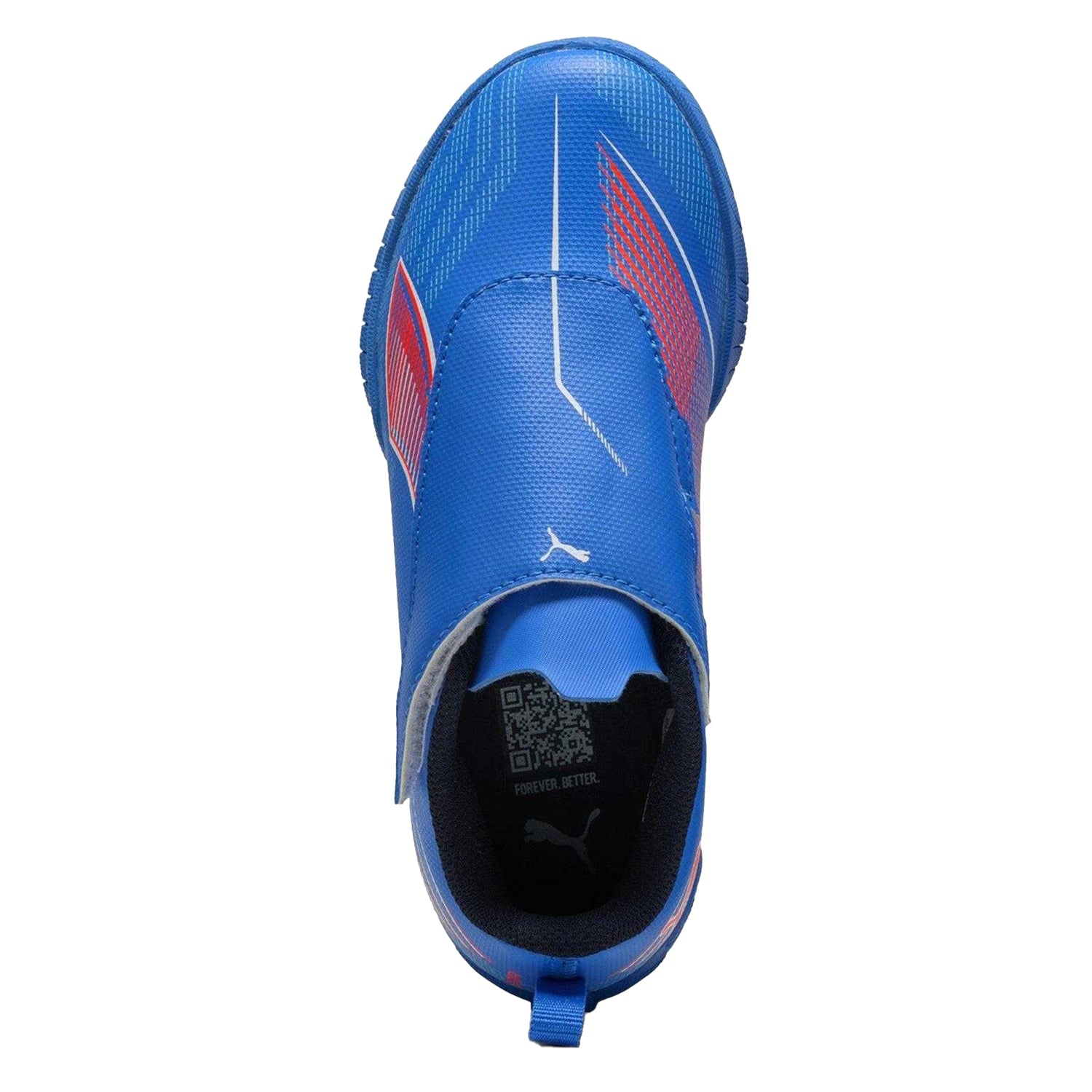 Blue-White - Side - Puma Childrens-Kids Ultra 6 Play Football Boots