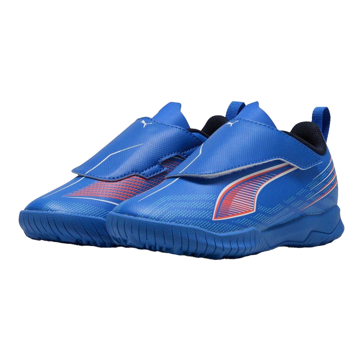 Blue-White - Pack Shot - Puma Childrens-Kids Ultra 6 Play Football Boots