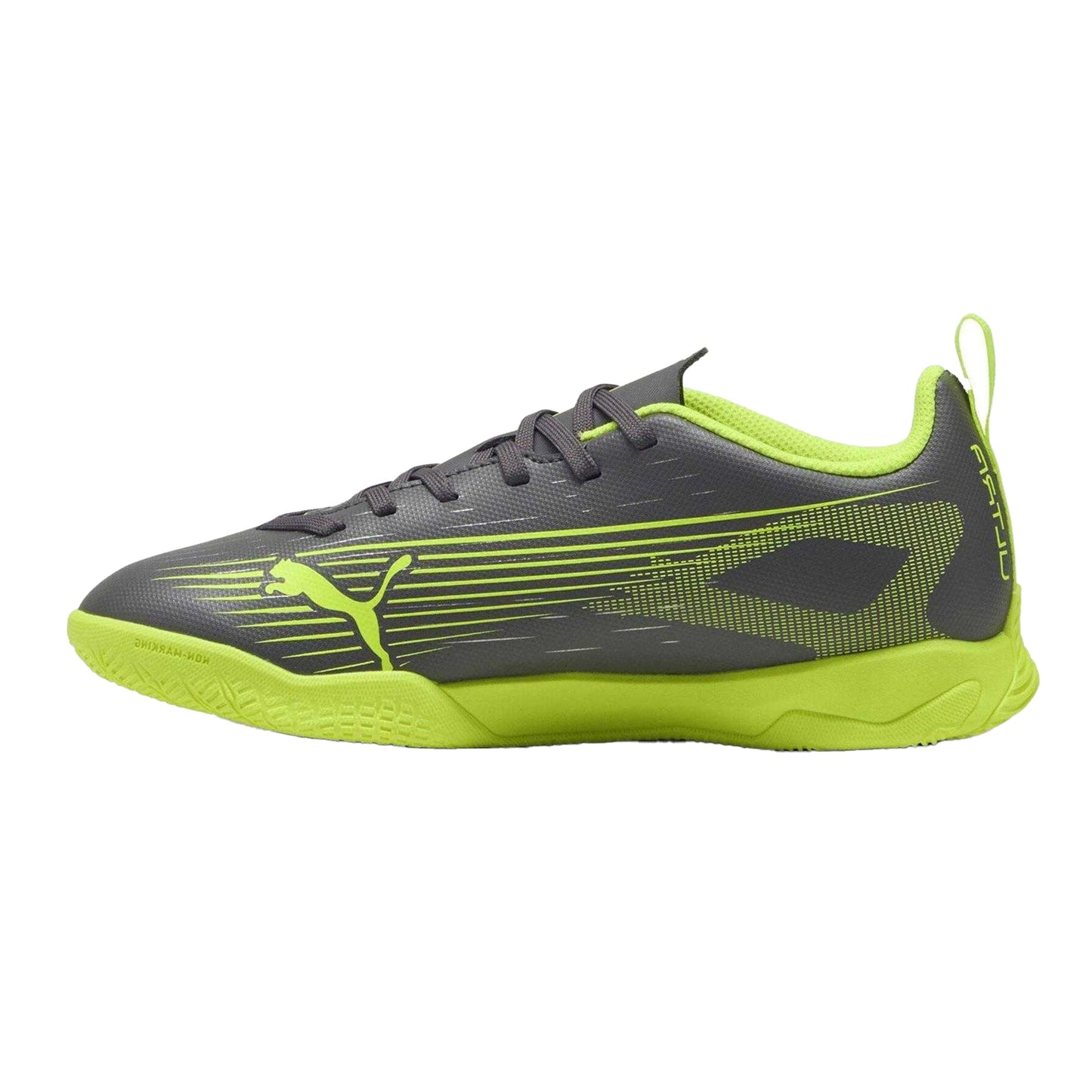 Silver - Back - Puma Childrens-Kids Ultra 5 Play IT Indoor Football Shoes