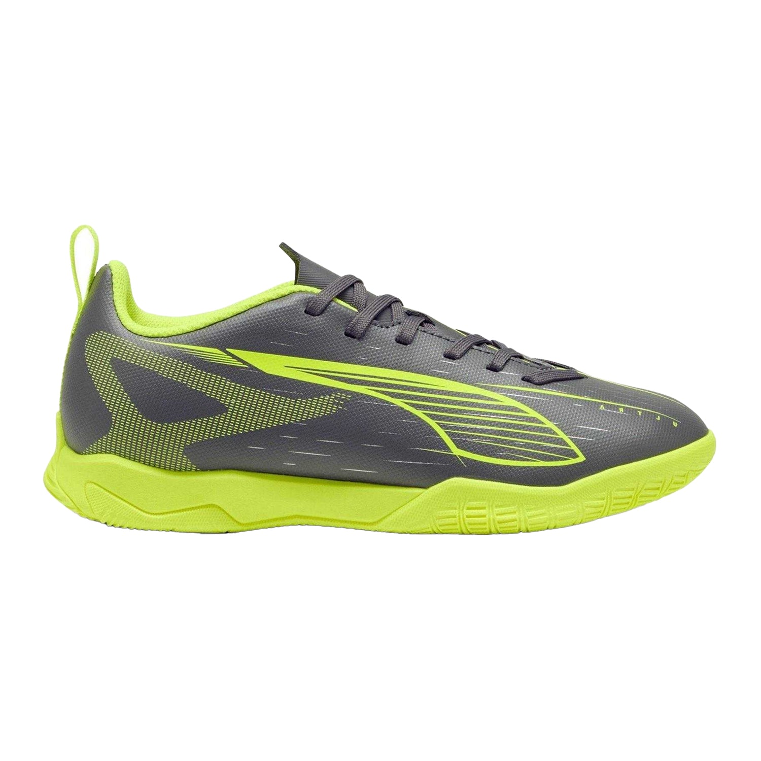 Silver - Front - Puma Childrens-Kids Ultra 5 Play IT Indoor Football Shoes
