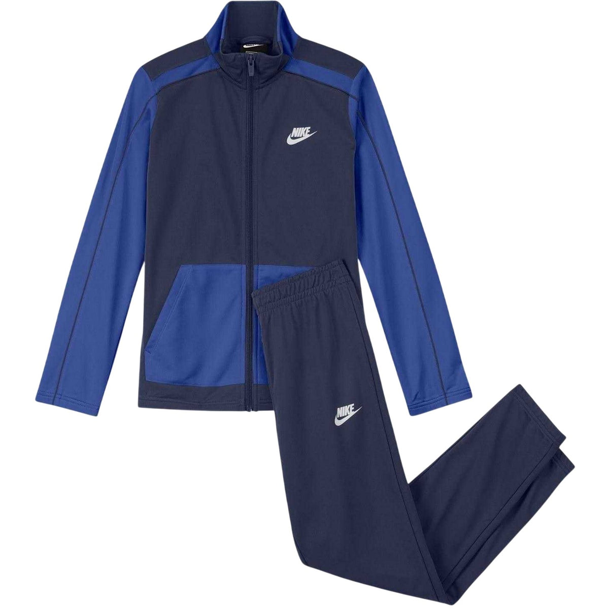 Midnight Navy - Front - Nike Childrens-Kids Swoosh Polyester Tracksuit