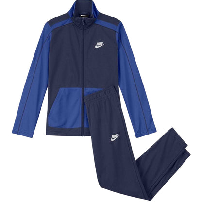 Midnight Navy - Front - Nike Childrens-Kids Swoosh Polyester Tracksuit