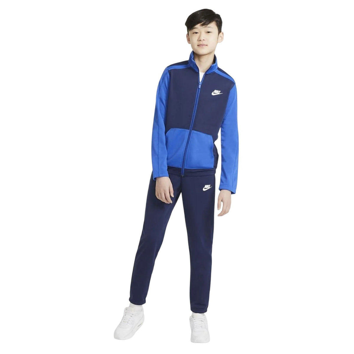 Midnight Navy - Lifestyle - Nike Childrens-Kids Swoosh Polyester Tracksuit