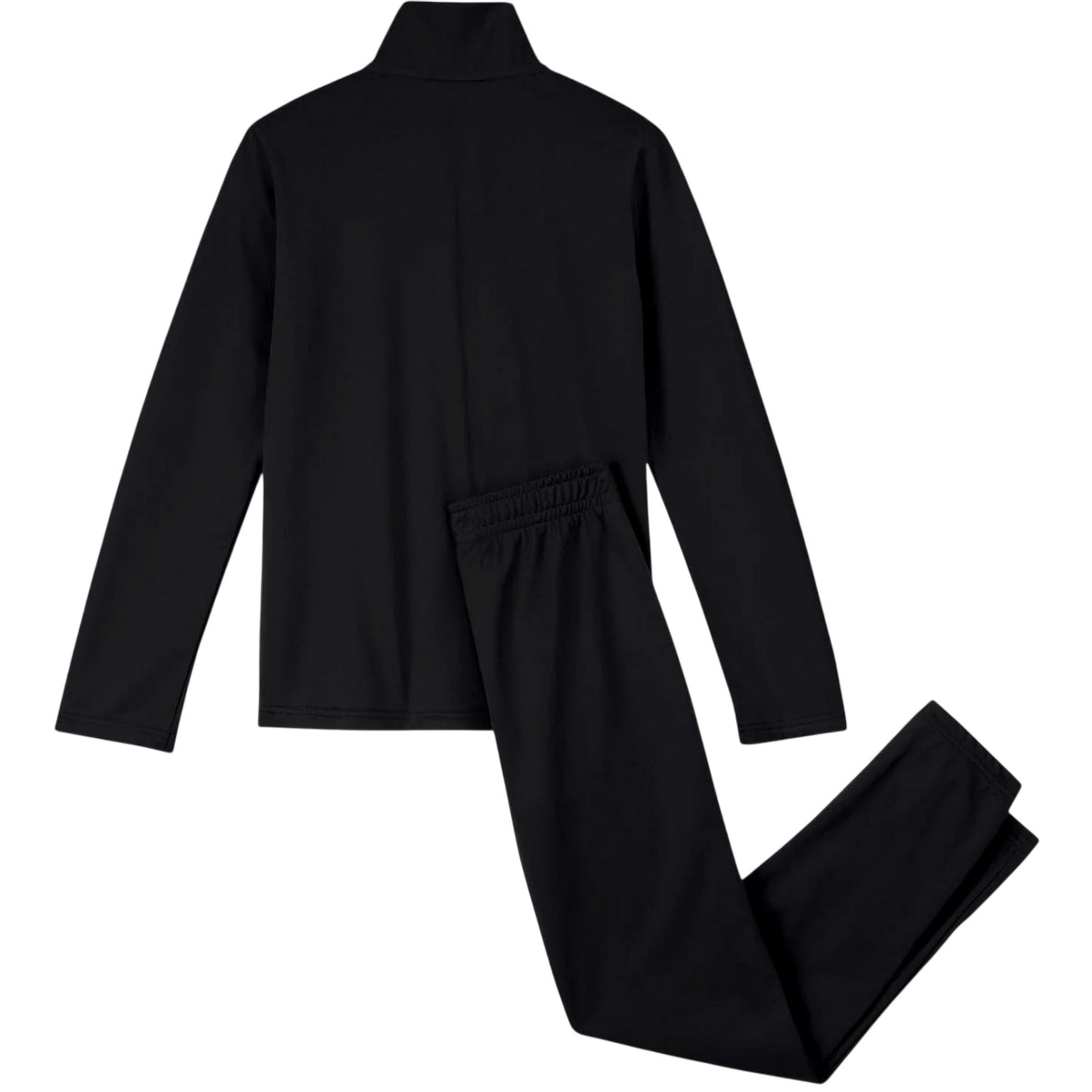 Black-White - Back - Nike Childrens-Kids Swoosh Polyester Tracksuit