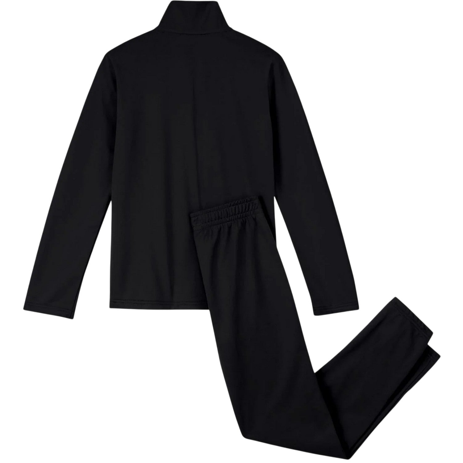 Black-White - Back - Nike Childrens-Kids Swoosh Polyester Tracksuit
