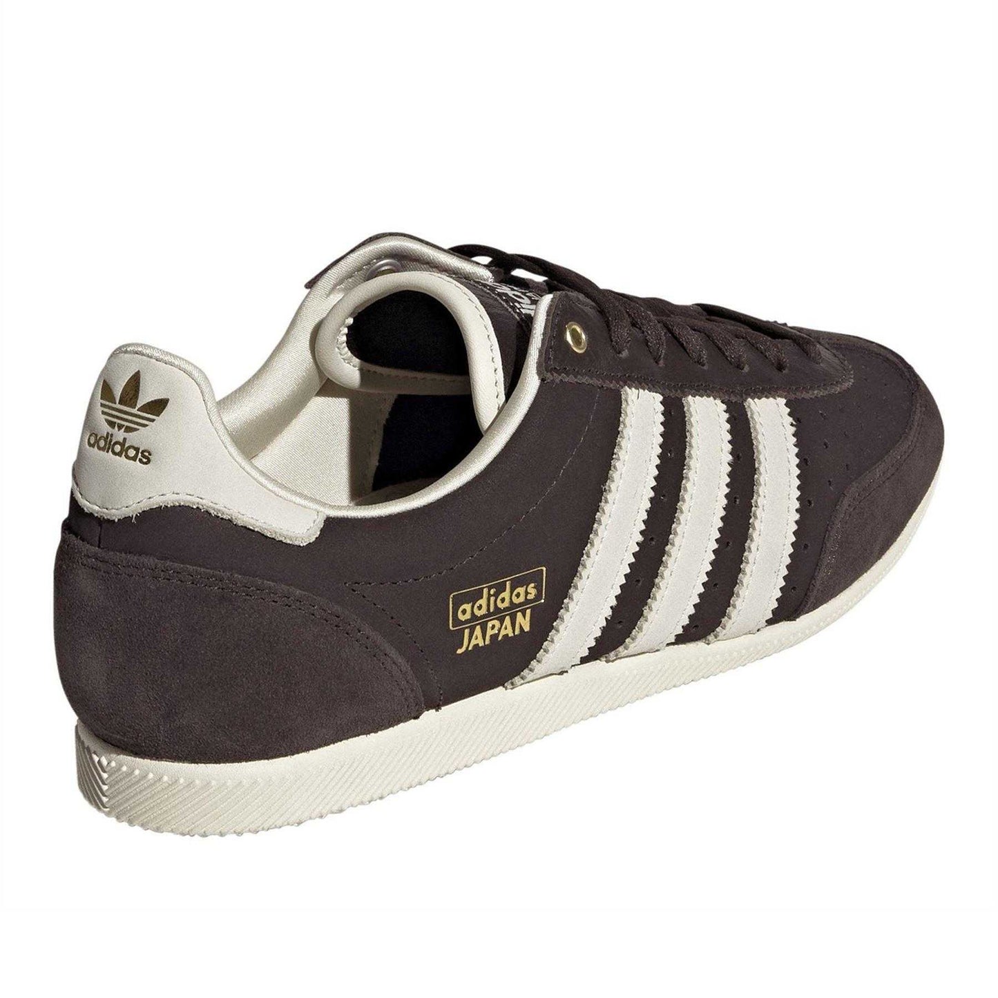 Coffee - Back - Adidas Womens-Ladies Originals Japan Decon Leopard Print Leather Trainers