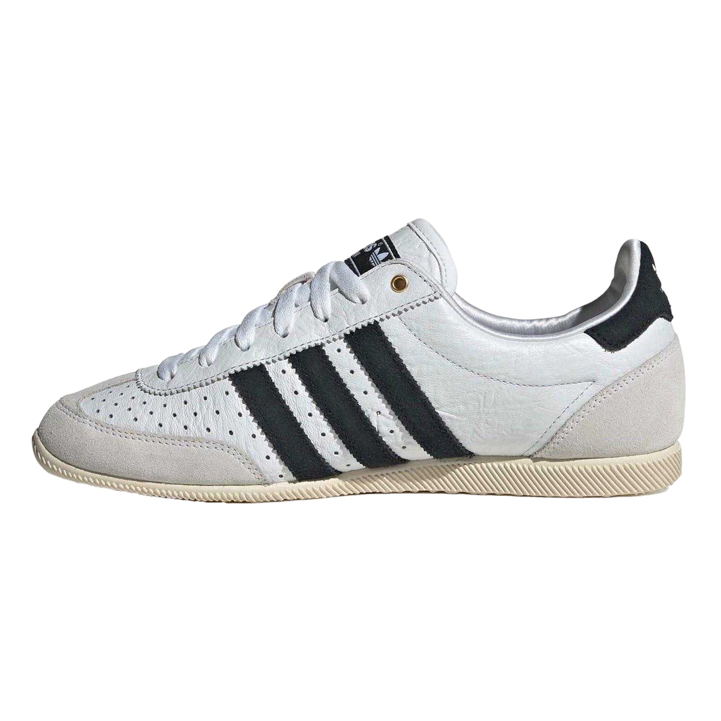 White-Black - Side - Adidas Womens-Ladies Originals Japan Decon Leopard Print Leather Trainers
