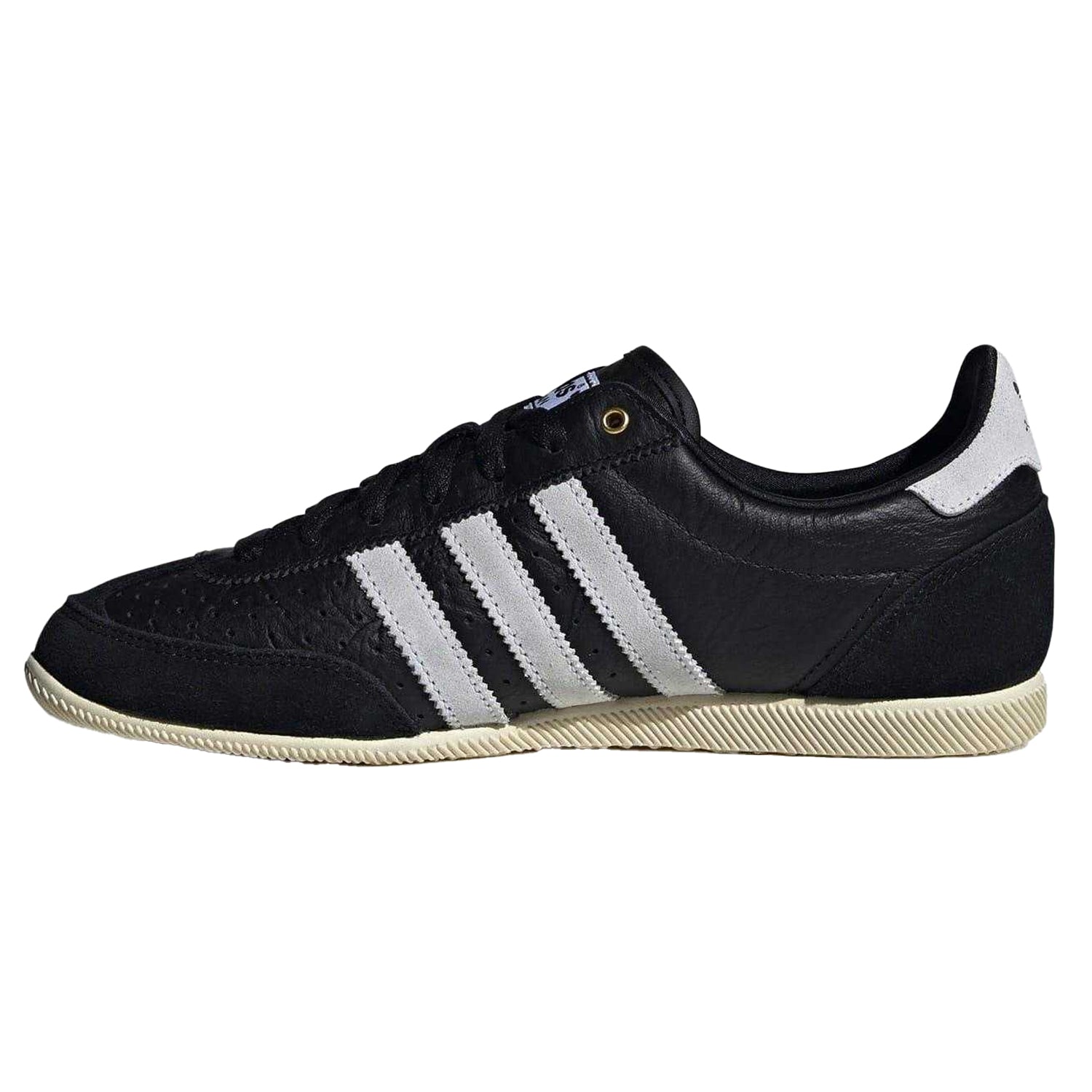Black-White - Side - Adidas Womens-Ladies Originals Japan Decon Leopard Print Leather Trainers