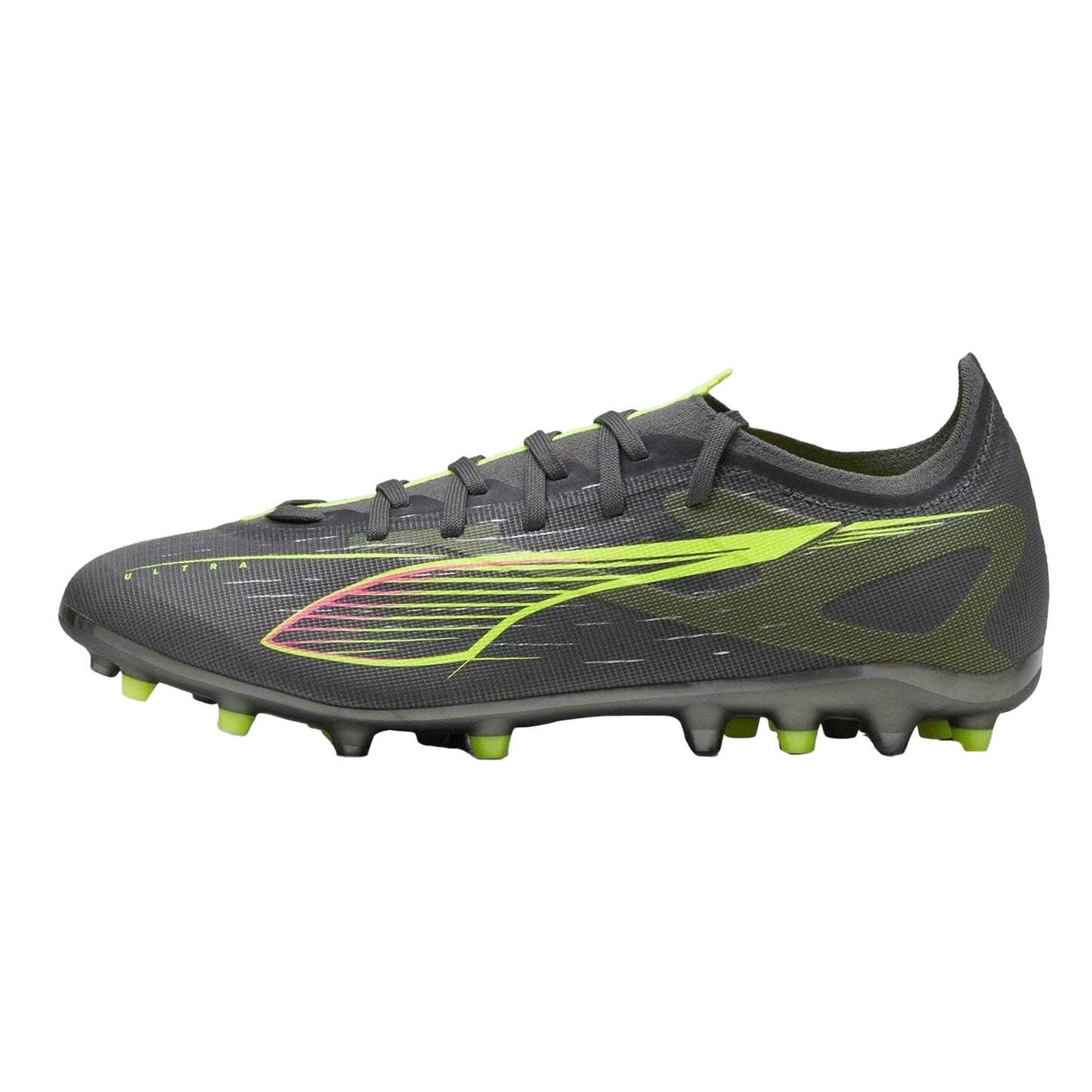 Matted Silver - Back - Puma Mens Ultra 5 Match Firm Ground Football Boots