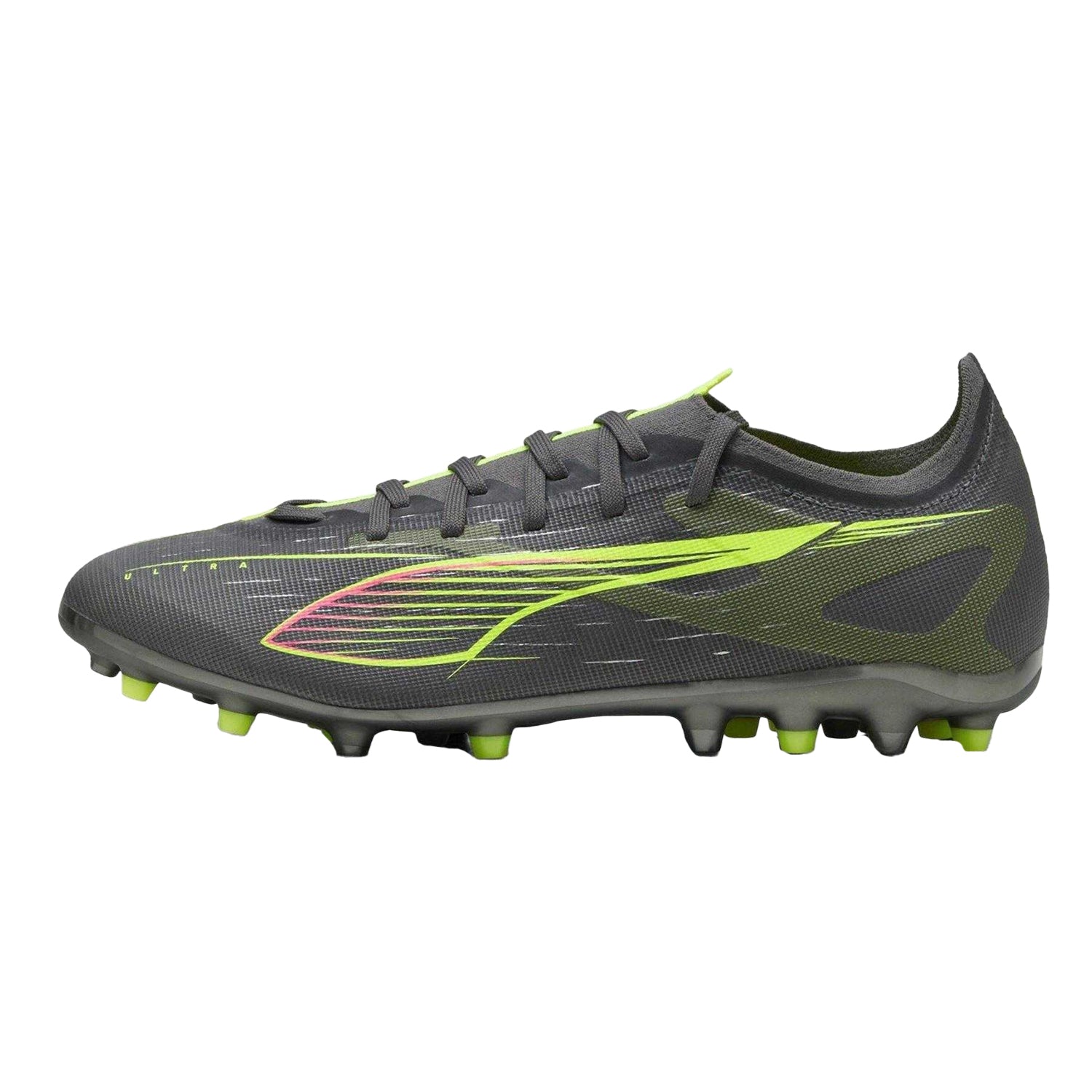 Matted Silver - Back - Puma Mens Ultra 5 Match Firm Ground Football Boots