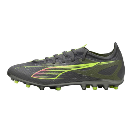 Matted Silver - Back - Puma Mens Ultra 5 Match Firm Ground Football Boots