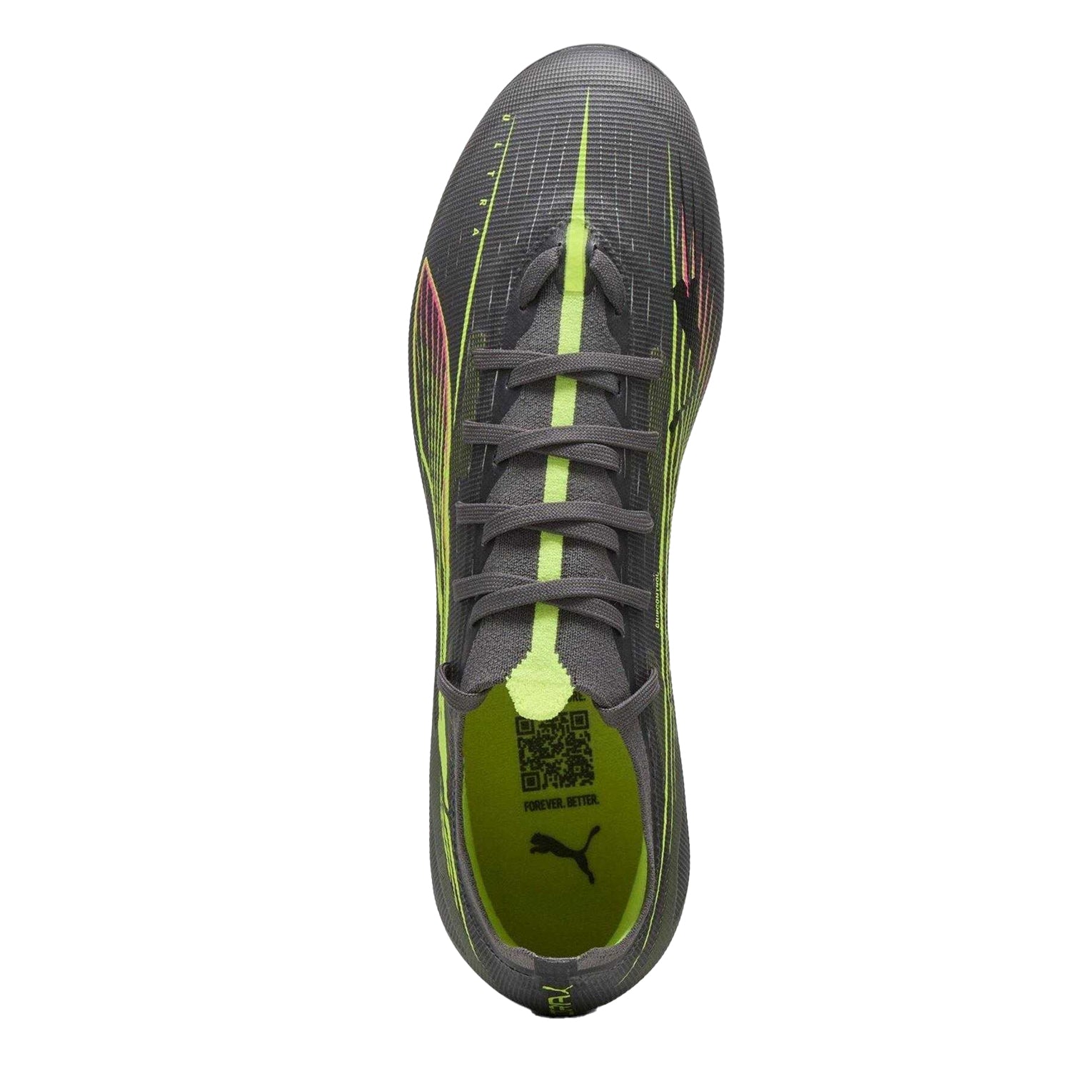 Matted Silver - Side - Puma Mens Ultra 5 Match Firm Ground Football Boots
