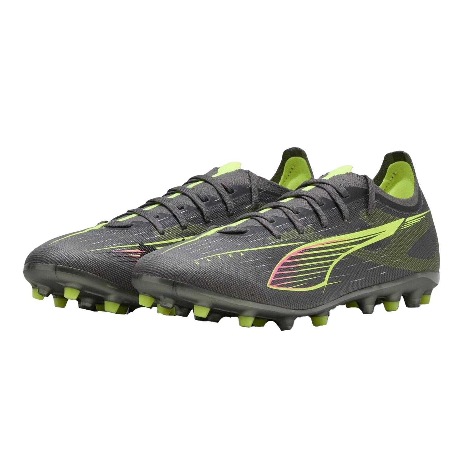 Matted Silver - Pack Shot - Puma Mens Ultra 5 Match Firm Ground Football Boots