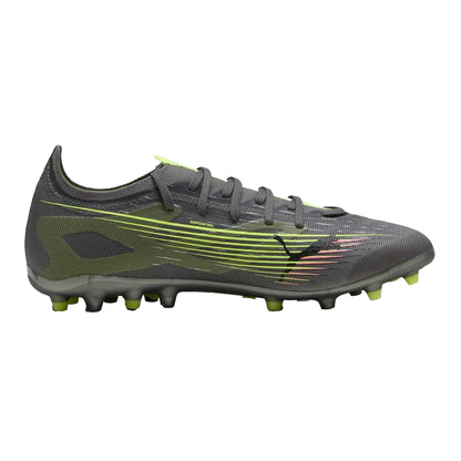 Matted Silver - Front - Puma Mens Ultra 5 Match Firm Ground Football Boots