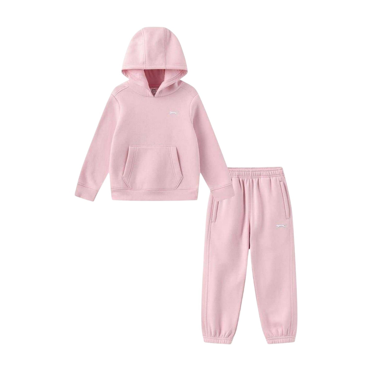 Soft Pink - Front - Slazenger Childrens-Kids Tracksuit Set